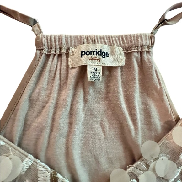 Gorgeous LN Porridge Arielle Sequin Tank from Anthropologie Size M (off-white). - Picture 4 of 6